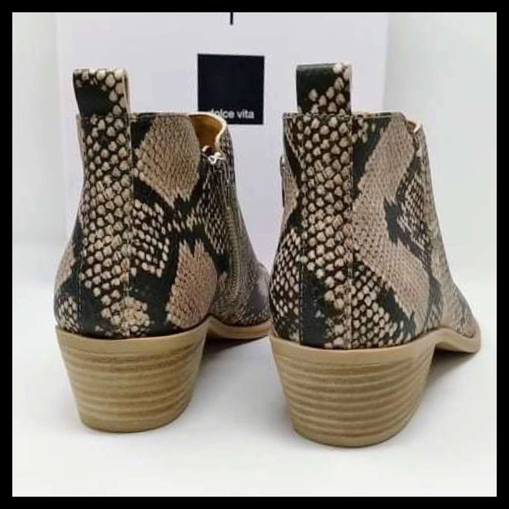DOLCE VITA Westa Booties Snake Print Stella - Picture 4 of 10